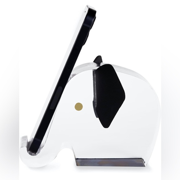 NWT Kate Spade Acrylic Elephant Phone Holder - Picture 3 of 5